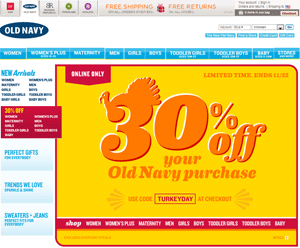 Old Navy Site review